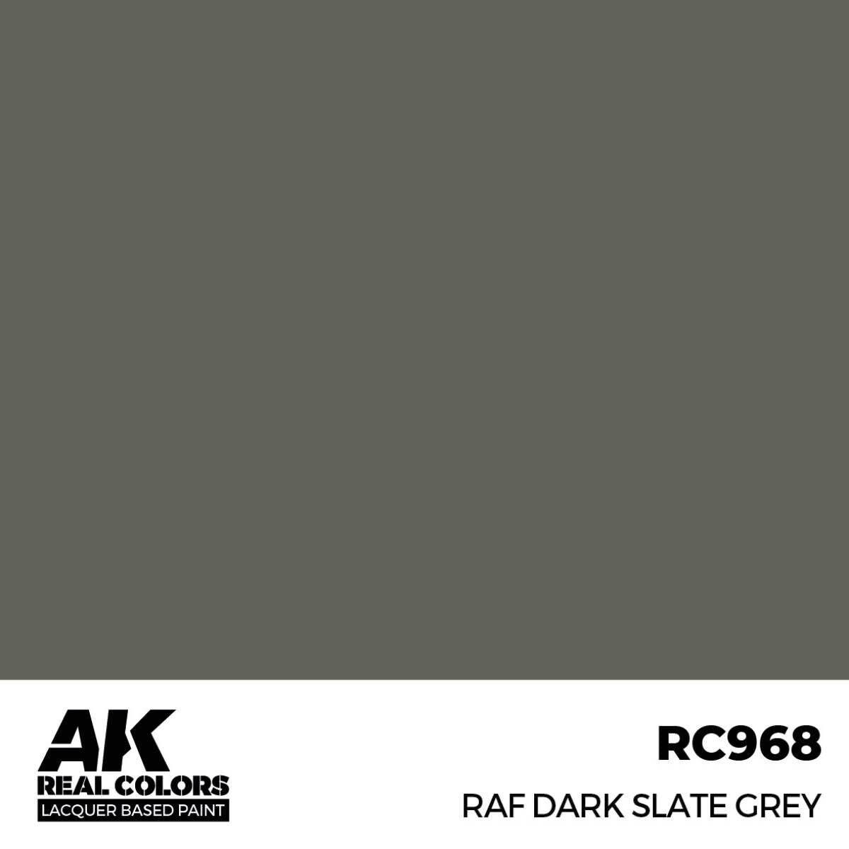 AK Interactive Real Colors: RAF Dark Slate Grey - 17ml Lacquer Paint AK Interactive