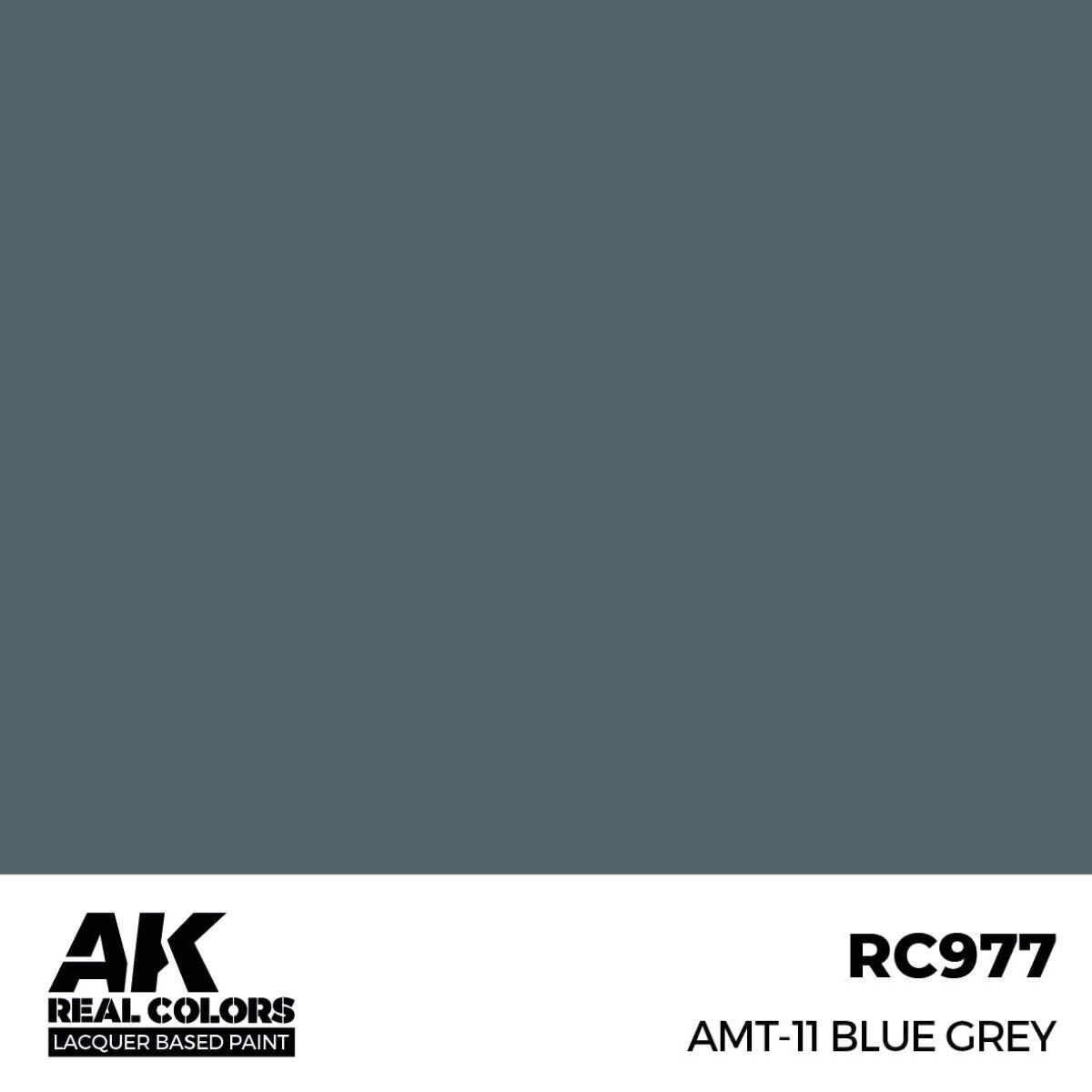 AK Interactive Real Colors: AMT-11 Blue Grey - 17ml Lacquer Paint AK Interactive
