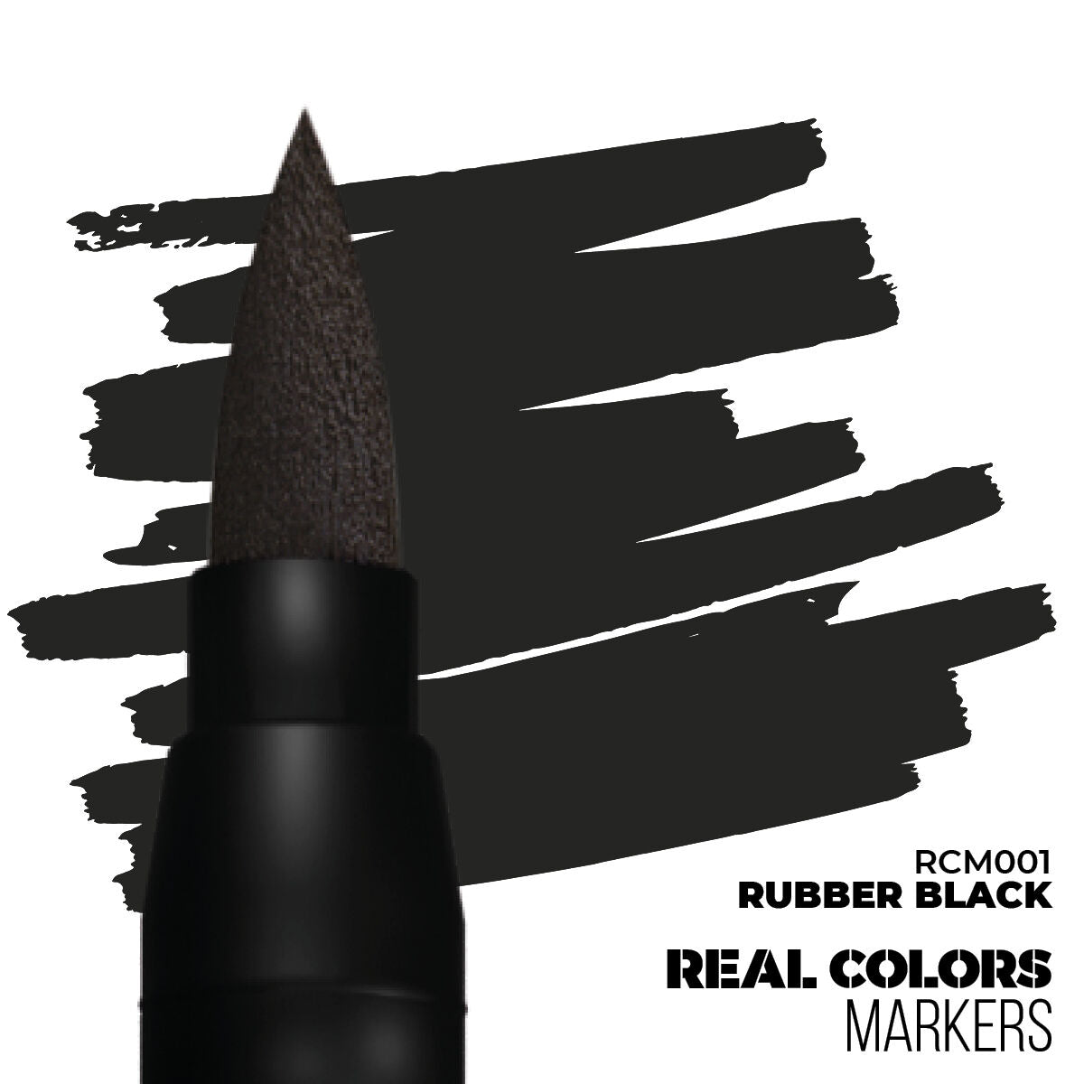 AK Interactive Real Colors Markers: Rubber Black - Acrylic Paint Marker AK Interactive
