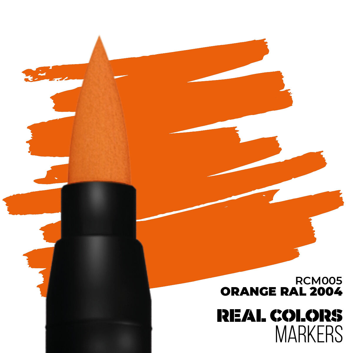 AK Interactive Real Colors Markers: Orange RAL 2004 - Acrylic Paint Marker AK Interactive