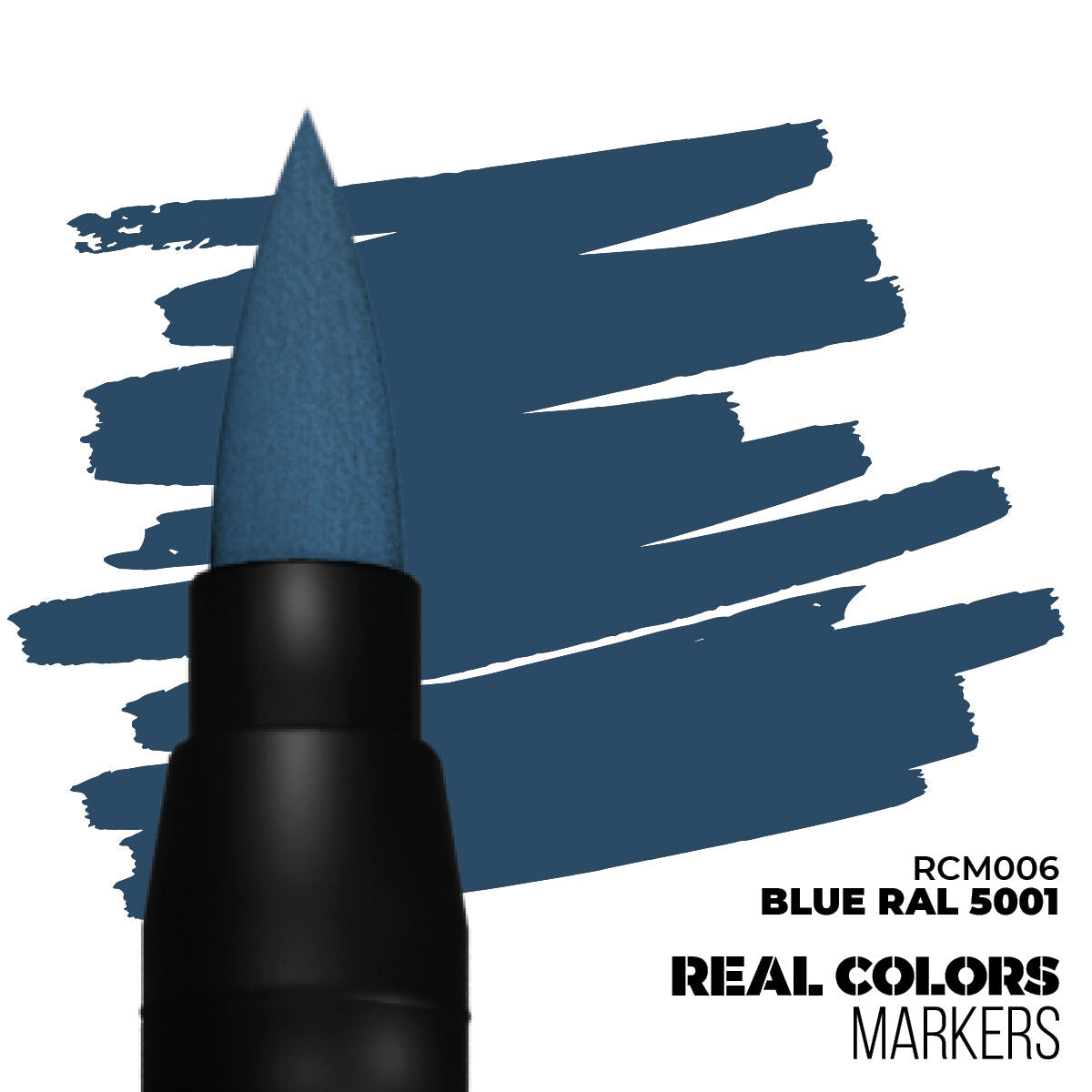AK Interactive Real Colors Markers: Blue RAL 5001 - Acrylic Paint Marker AK Interactive