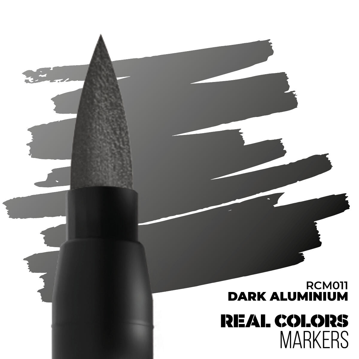 AK Interactive Real Colors Markers: Dark Aluminium - Acrylic Paint Marker AK Interactive