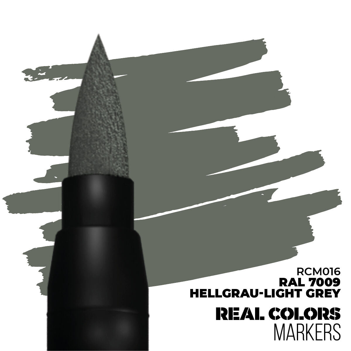 AK Interactive Real Colors Markers: RAL 7009 Hellgrau-Light Grey - Acrylic Paint Marker AK Interactive