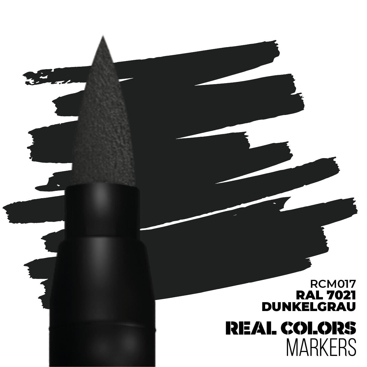 AK Interactive Real Colors Markers: RAL 7021 Dunkelgrau - Acrylic Paint Marker AK Interactive