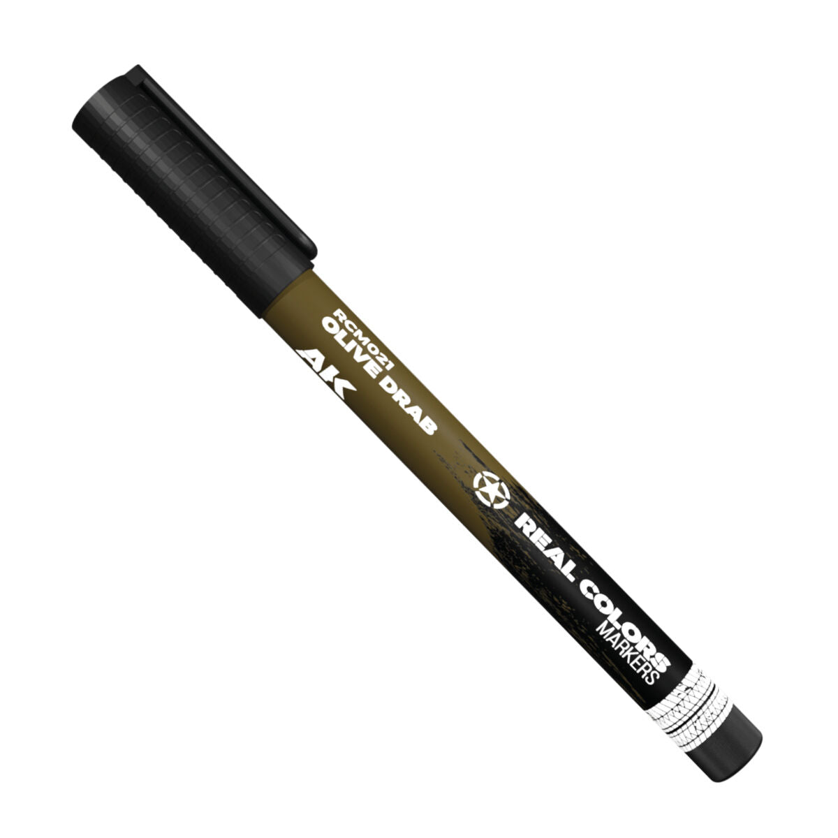 AK Interactive Real Colors Markers: Olive Drab - Acrylic Paint Marker AK Interactive