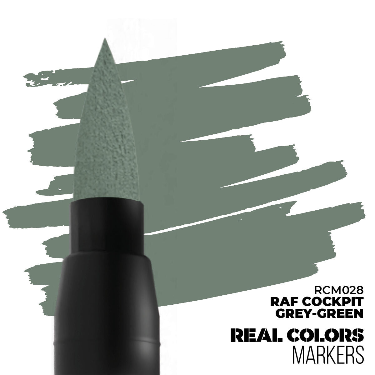 AK Interactive Real Colors Markers: RAF Cockpit Grey-Green - Acrylic Paint Marker AK Interactive