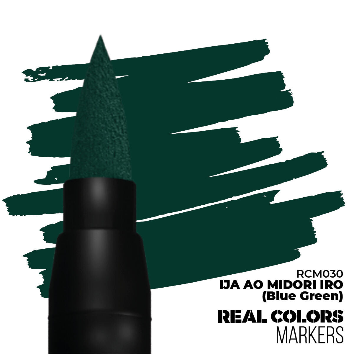 AK Interactive Real Colors Markers: IJA Ao Midori IRO (Blue Green) - Acrylic Paint Marker AK Interactive