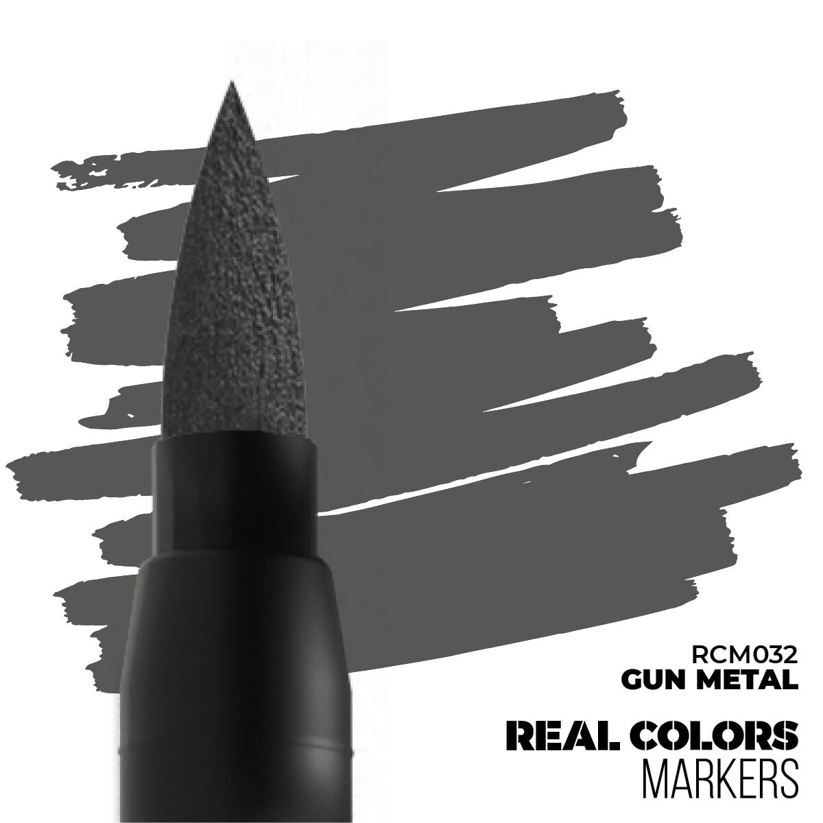 AK Interactive Real Colors Markers: Gun Metal - Acrylic Paint Marker AK Interactive