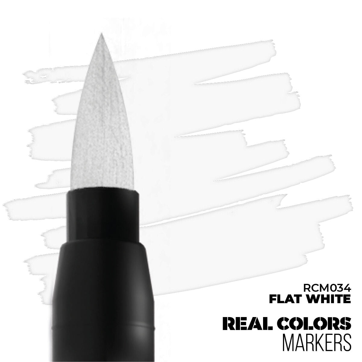 AK Interactive Real Colors Markers: Flat White - Acrylic Paint Marker AK Interactive
