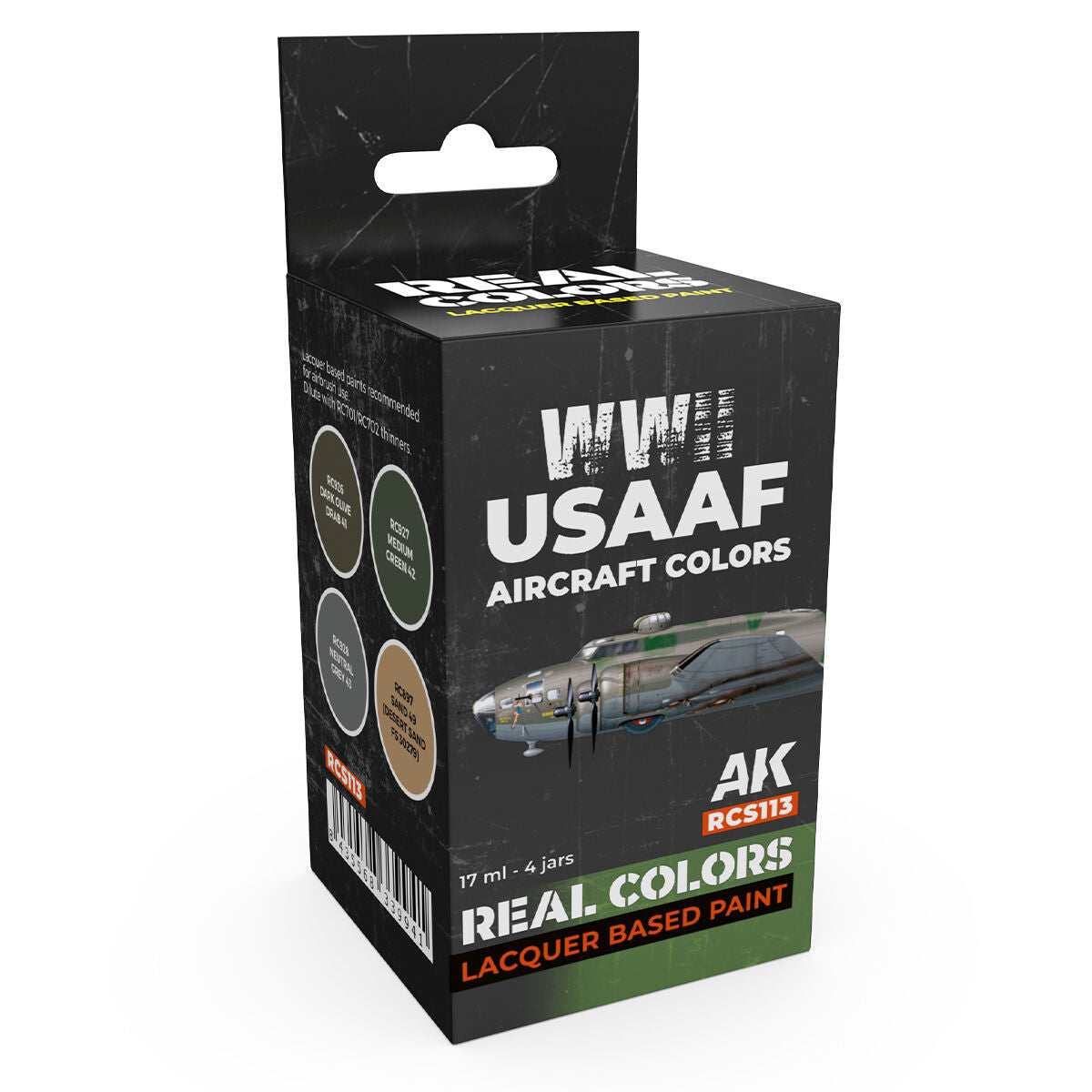 AK Interactive Real Colors Set: WWII USAAF Aircraft Colours AK Interactive