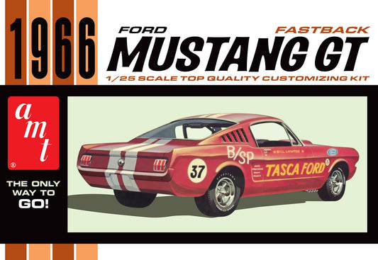 AMT 1/25 1966 Ford Mustang Fastback 2+2 Plastic Model Kit