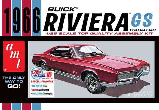 AMT 1/25 1966 Buick Riviera GS Plastic Model Kit AMT