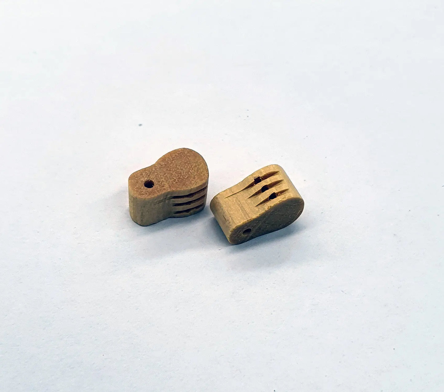 Artesania Single Block 3 Holes 12 mm (2pce) Wooden Ship Accessory Artesania Latina
