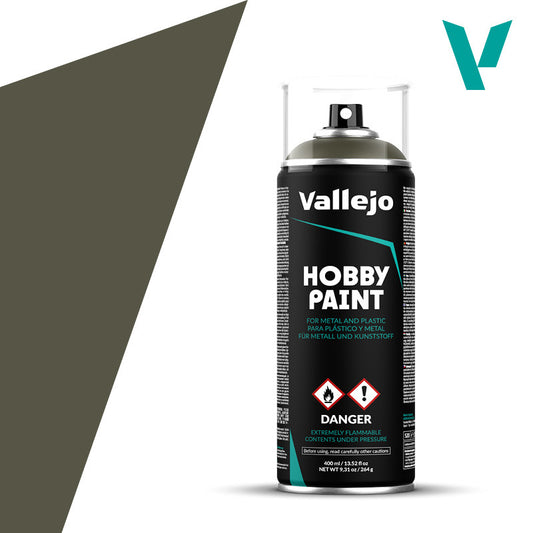 Vallejo Aerosol Russian Green 4BO 400ml Hobby Spray Paint