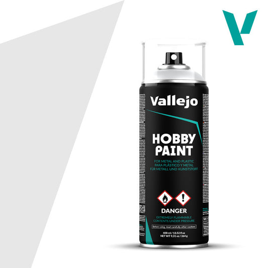 Vallejo Aerosol Grey Primer 400ml Hobby Spray Paint