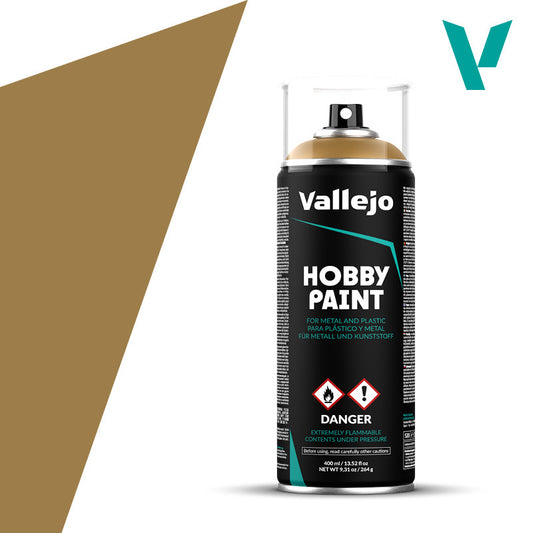 Vallejo Aerosol Desert Yellow 400ml Hobby Spray Paint