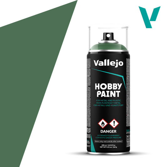 Vallejo Aerosol Sick Green 400ml Hobby Spray Paint