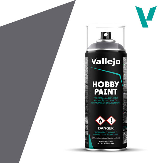 Vallejo Aerosol Gunmetal 400ml Hobby Spray Paint