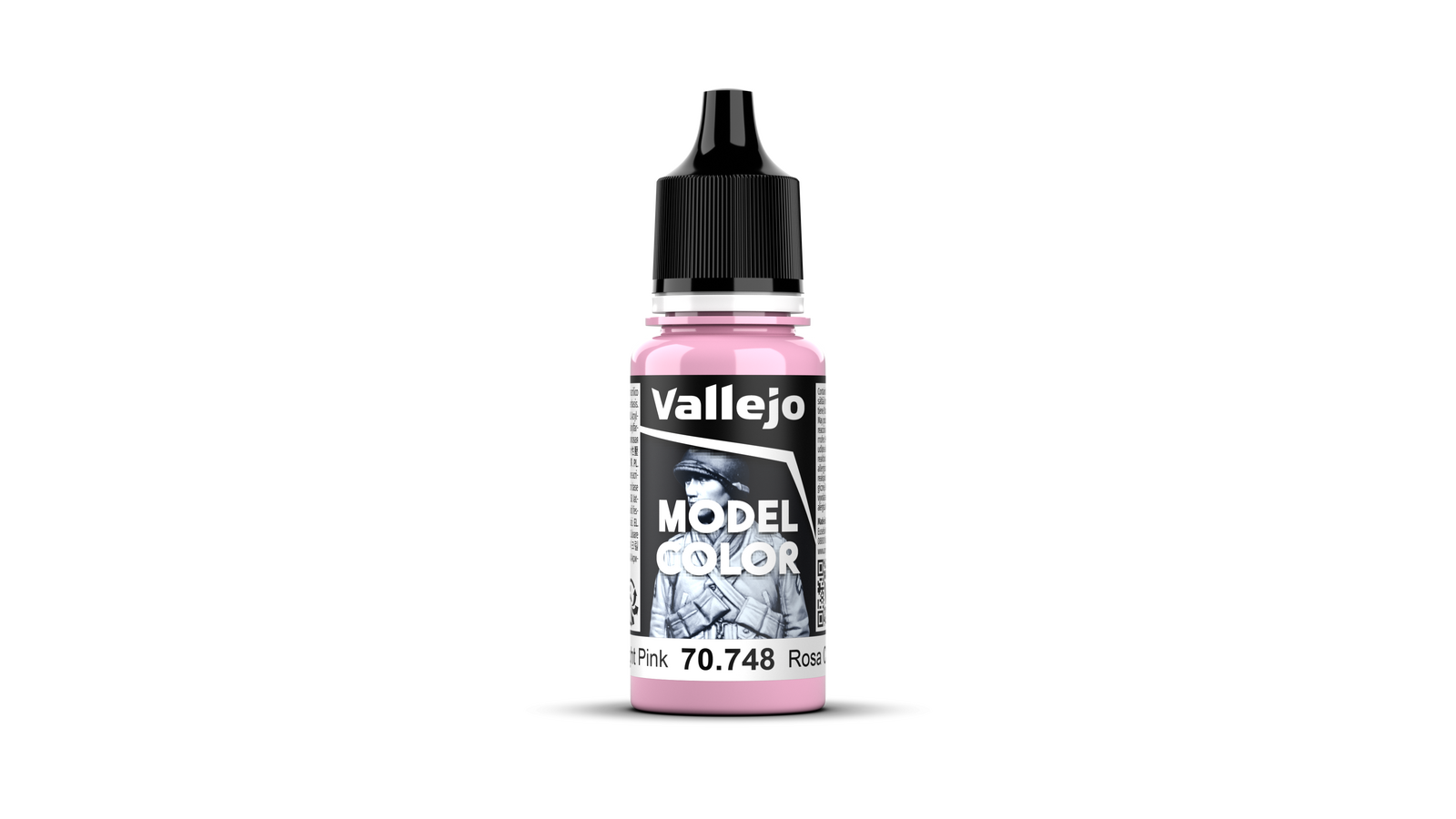 Vallejo Model Color: #042 - Light Pink - 18 ml Matt Acrylic Paint Vallejo