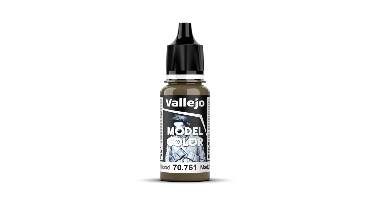 Vallejo Model Color Old Wood - 18 ml Matt Acrylic Paint Vallejo