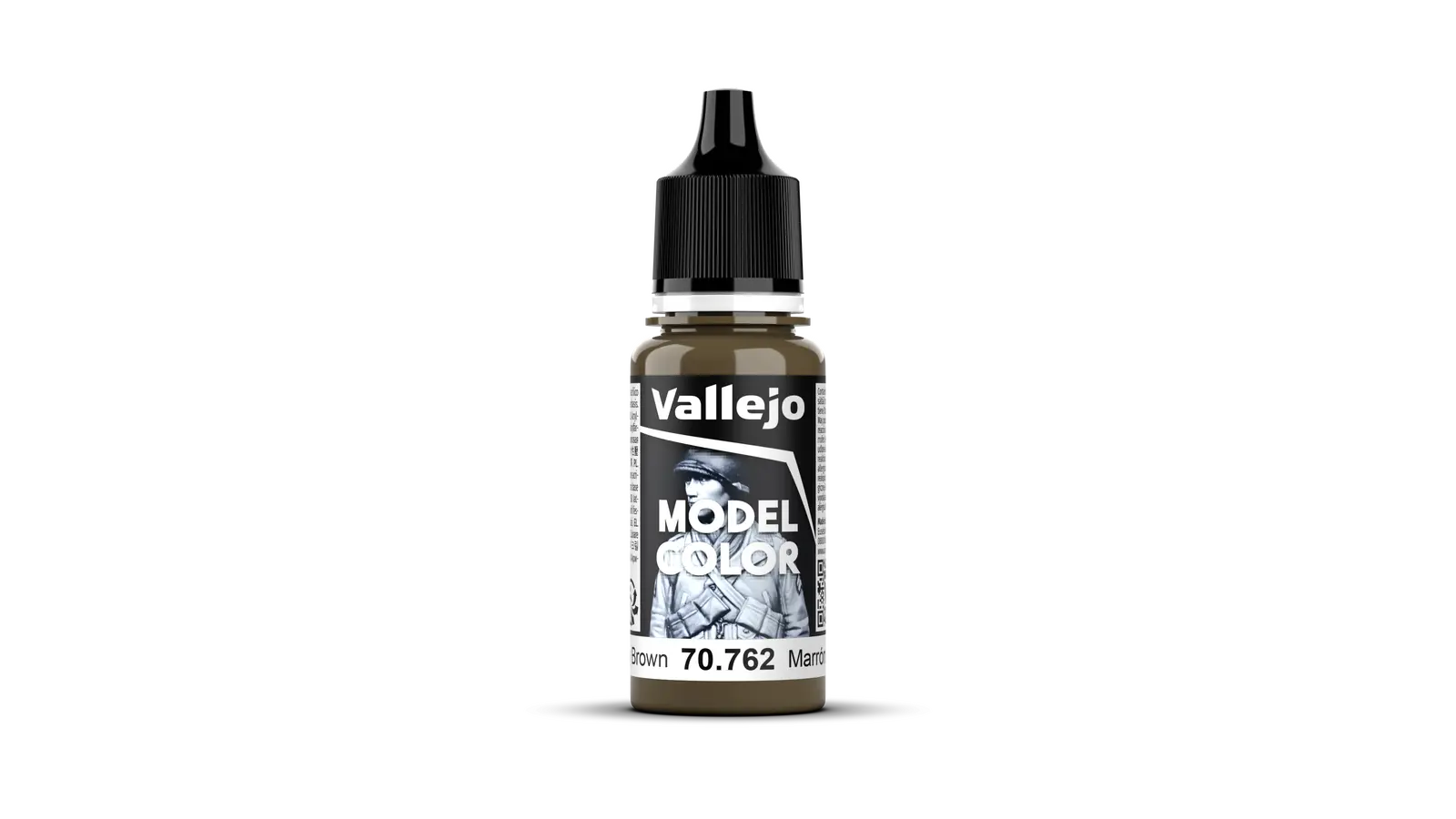 Vallejo Model Color: #115 - Grey Brown - 18 ml Matt Acrylic Paint Vallejo