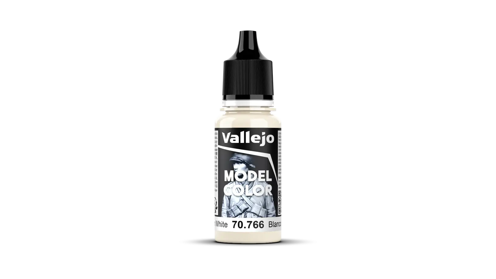 Vallejo Model Color: #021 - Cream White - 18 ml Matt Acrylic Paint Vallejo