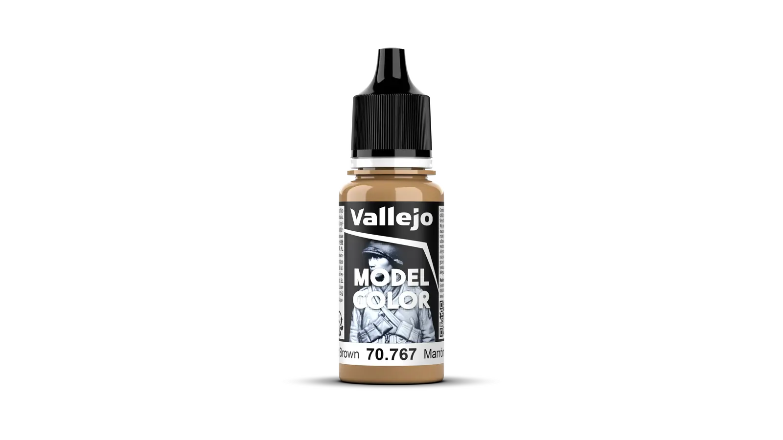 Vallejo Model Color: #138 - Desert Brown - 18 ml Matt Acrylic Paint Vallejo