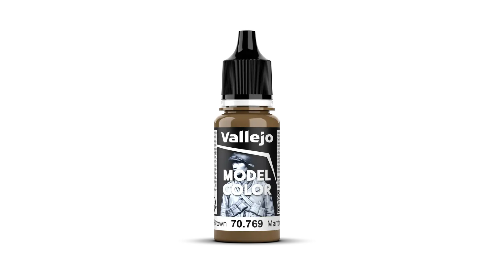 Vallejo Model Color: #148 - Mustard Brown - 18 ml Matt Acrylic Paint Vallejo