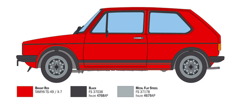 Italeri 1:24 VW Golf GTI First Series 1976/78 Plastic Model Kit Italeri