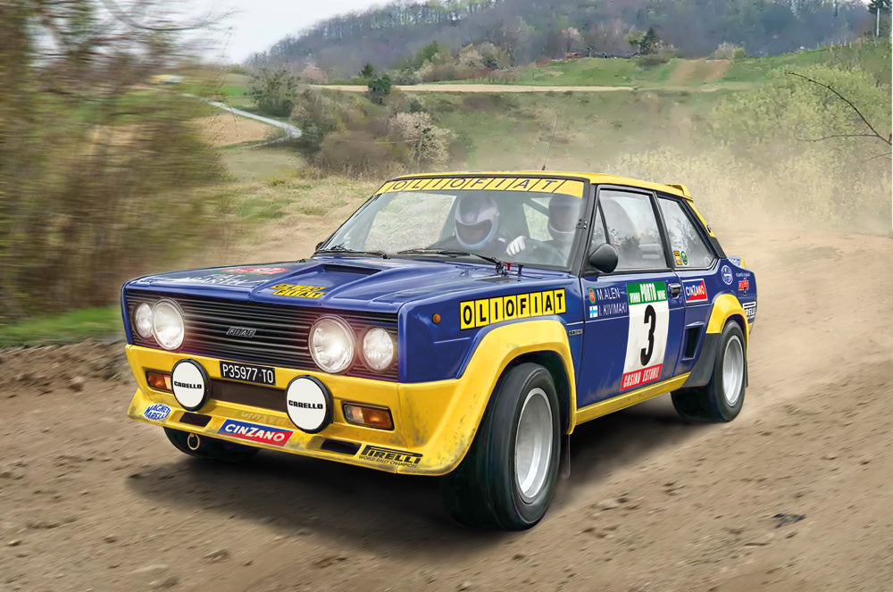 Italeri 1:24 FIAT 131 Abarth Rally OLIO FIAT Plastic Model Kit Italeri