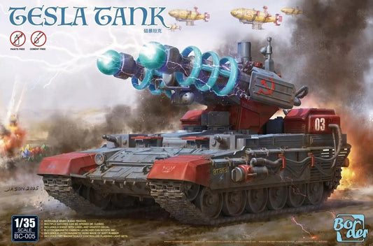 Border Model 1/35 Tesla Tank Plastic Model Kit Border Model