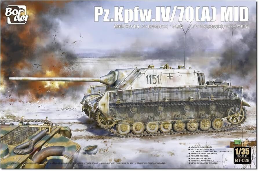 Border Models 1/35 Pz.Kpfw. IV L/70(A) Mid Plastic Model Kit Border Model
