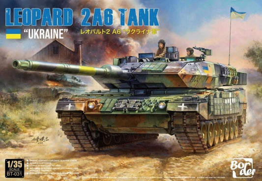 Border Model 1/35 Leopard 2A6 "UKRAINE" Plastic Model Kit