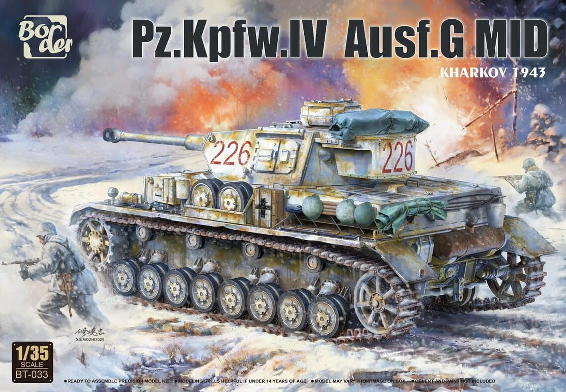 Border Model 1/35 Pz.Kpfw. IV Ausf. G MID "Kharkov 1943" Plastic Model Kit Border Model