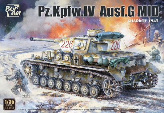 Border Model 1/35 Pz.Kpfw. IV Ausf. G MID "Kharkov 1943" Plastic Model Kit