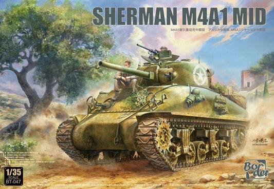 Border Model 1/35 Sherman M4A1 Mid Plastic Model Kit