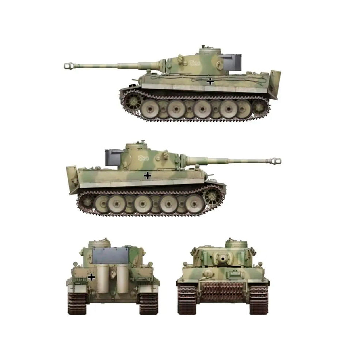 Border Model 1/35 Tiger I Early Production Battle Of Kharkov Plastic Model Kit Border Model