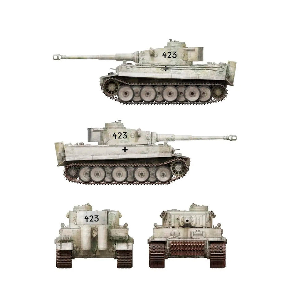 Border Model 1/35 Tiger I Early Production Battle Of Kharkov Plastic Model Kit Border Model