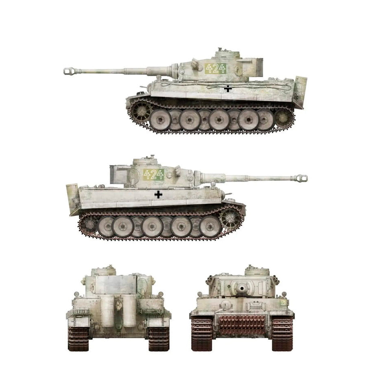 Border Model 1/35 Tiger I Early Production Battle Of Kharkov Plastic Model Kit Border Model