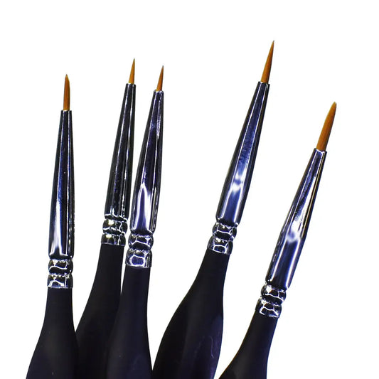 SMS Brush Set (Synthetic) 5 Pcs The Scale Modellers Supply
