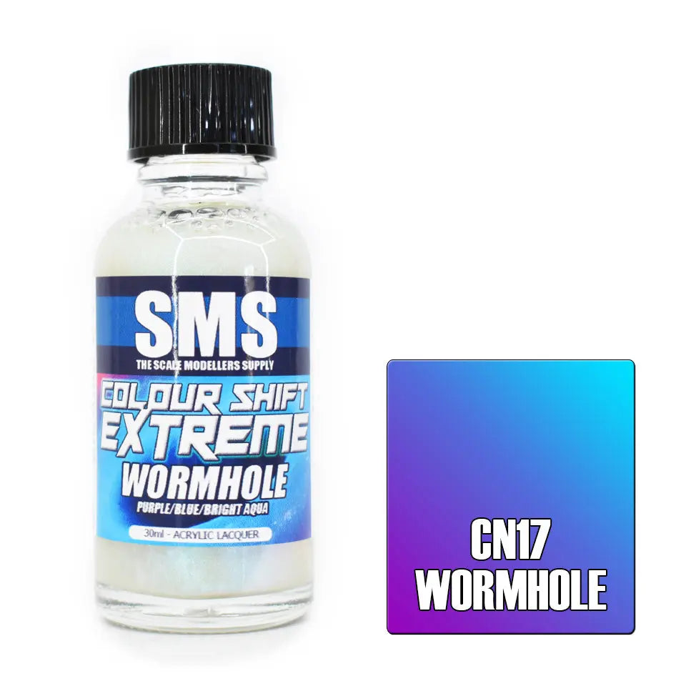SMS Colour Shift Extreme WORMHOLE (PURPLE/BLUE/BRIGHT AQUA) 30ml The Scale Modellers Supply