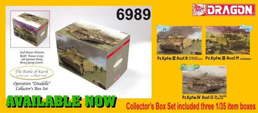 Dragon 1/35 Panzer Assortment (Kursk) Plastic Model Kit Dragon