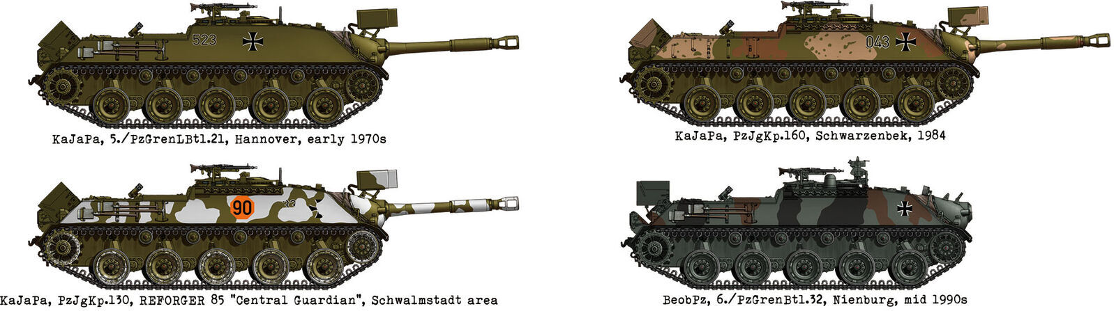 Das Werk 1/35 Kanonenjagdpanzer/Beobachtungspanzer Plastic Model Kit Das Werk