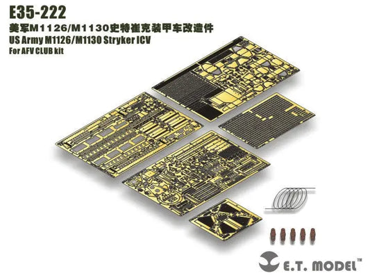 E.T. Model 1:35 US Army M1126/M1130 Stryker ICV Detail Set E.T. Model