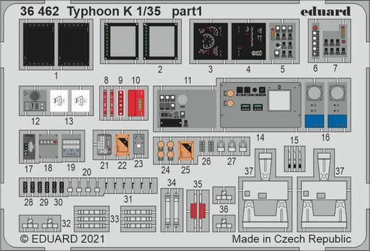 Eduard 1/35 Typhoon K Photo etched parts
