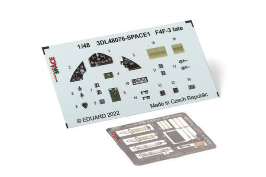 Eduard 1/48 F4F-3 Wildcat late Space 3D Decals Eduard