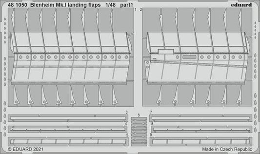 Eduard 1/48 Blenheim Mk.I landing flaps Photo etched parts Eduard