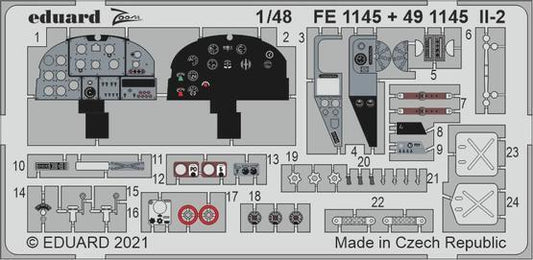 Eduard 1/48 IL-2 Photo etched parts Eduard