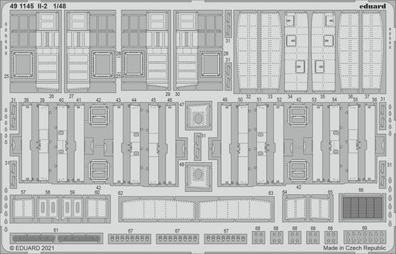 Eduard 1/48 IL-2 Photo etched parts Eduard