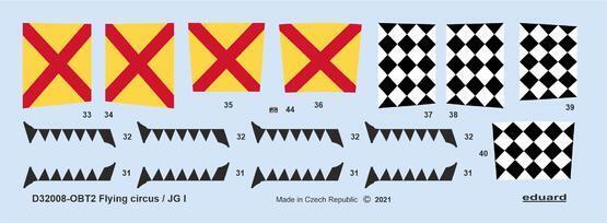 Eduard 1/32 Flying circus / JG I Decals